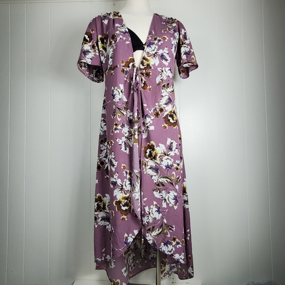 Sun N Moon floral swimsuit cover size large - Picture 12 of 12